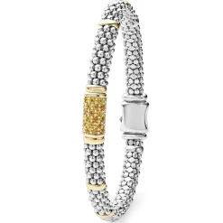 Cheap LAGOS Yellow Sapphire Caviar Bracelet | 6Mm